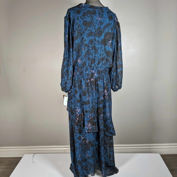 NWT TAYLOR PLUS CHIFFON TIERED MAXI DRESS - 22 - Picture 5 of 9